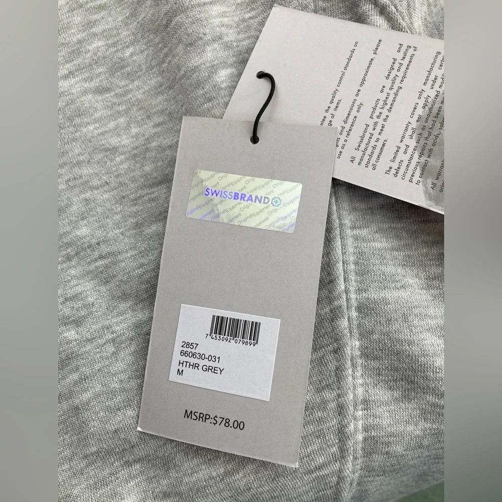 SWISSBRAND | NWT Women’s Heather Gray Crew Neck Sweater
